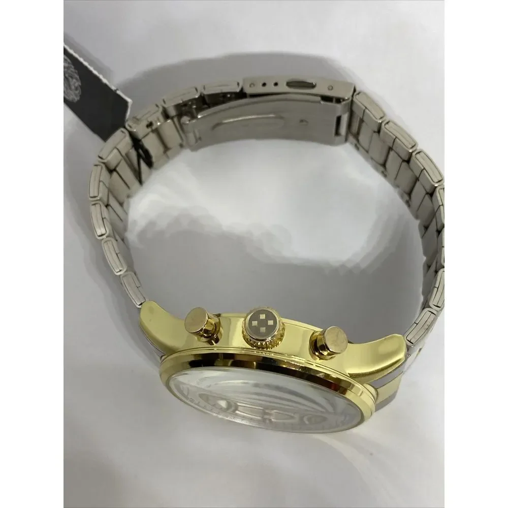 Vince Camuto VC1116TT Unisex Two - Tone Stainless Steel Analog Dial Watch JK34